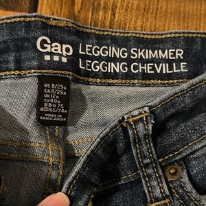 GAP Women's Dark Blue Legging Skimmer Jeans